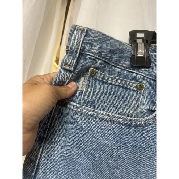 Carhartt Jeans Mens 42x32 (Actual 42x31) Relaxed Fit Tapered Leg Blue Denim - Picture 2 of 8